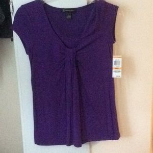 Purple slinky top